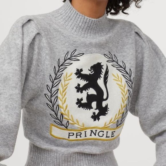 𝅺pringle of Scotland x H&M Knit Mock-Turtleneck Sweater size S - Picture 7 of 7